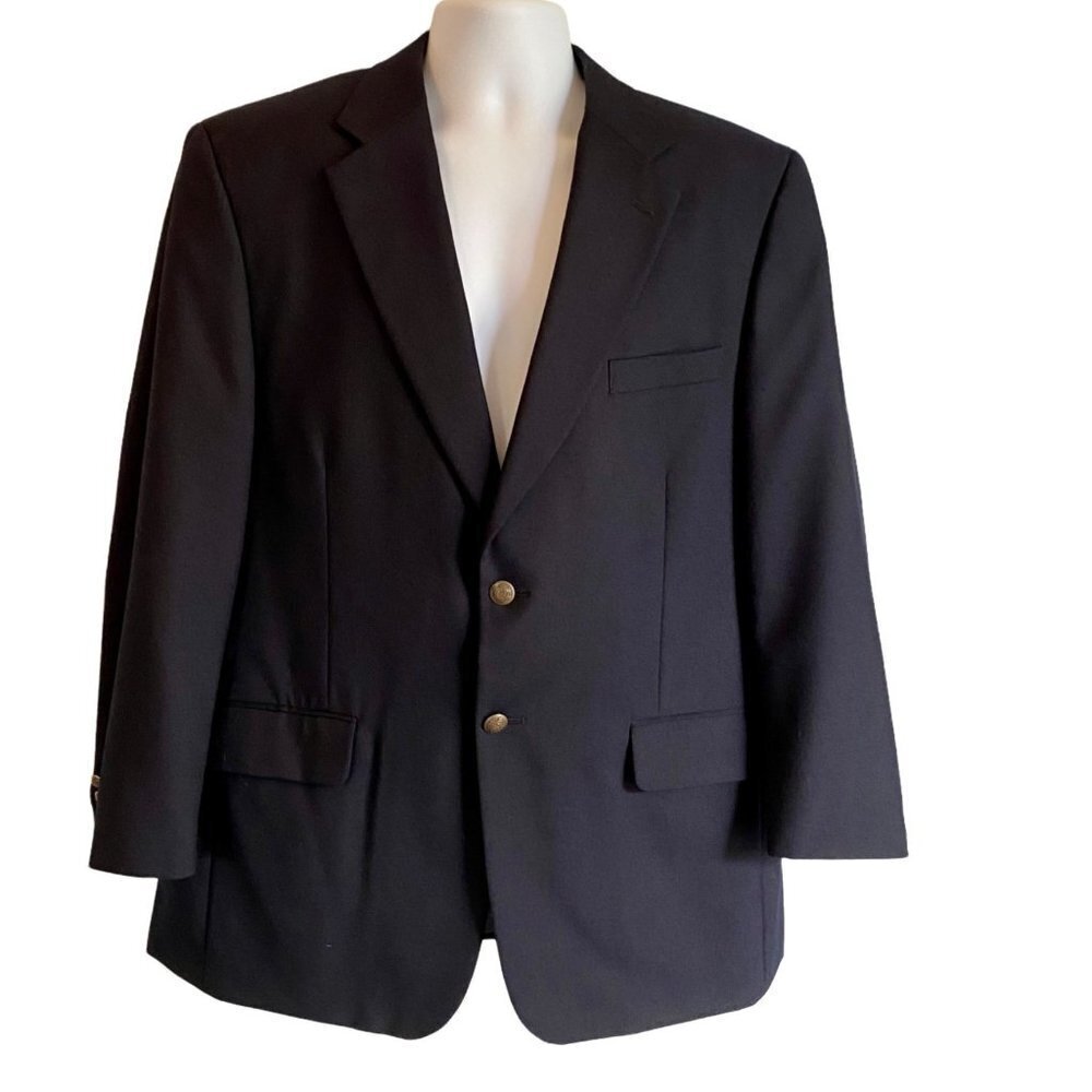 Bert Pulitzer 2 Button Sport Coat Jacket Blazer 43R